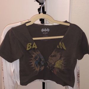Vintage Batman and Robin Reconstructed T-shirt